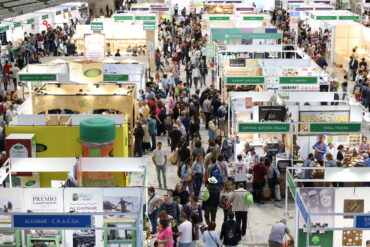 Zona interior de la feria con expositores [Fotografía], por BioCultura, 2024.