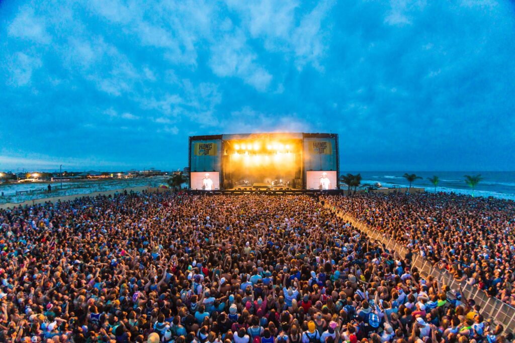 Attendance at concerts on the beach is huge but awareness is very low