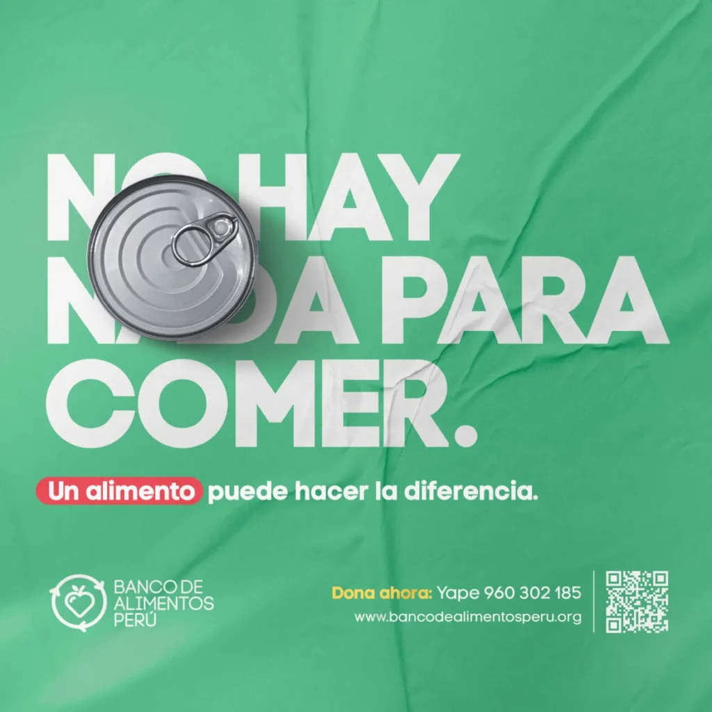 Campaña de donación del Banco de alimentos de Perú